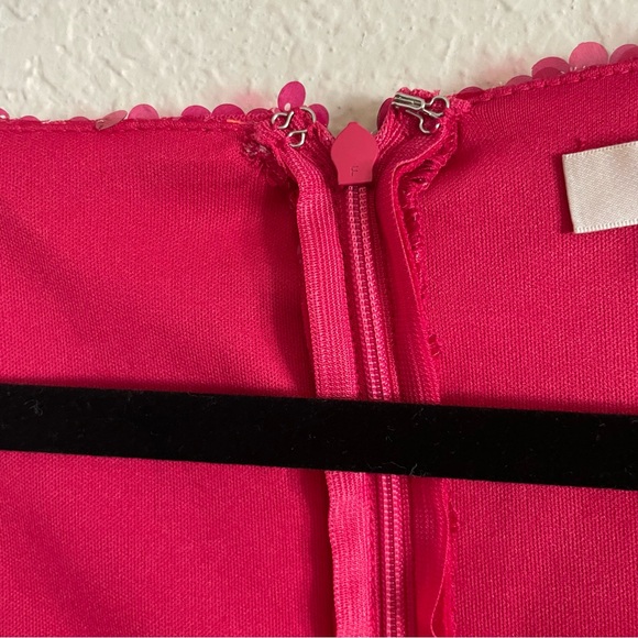 Sequin Mini Dress in Vibrant Pink - Picture 9 of 13